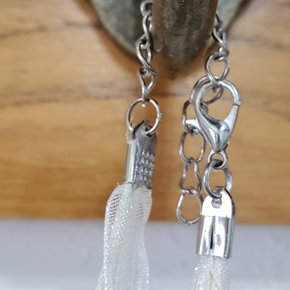 Vintage Lia Sophia Mother Of Pearl Necklace - Picture 6 of 8